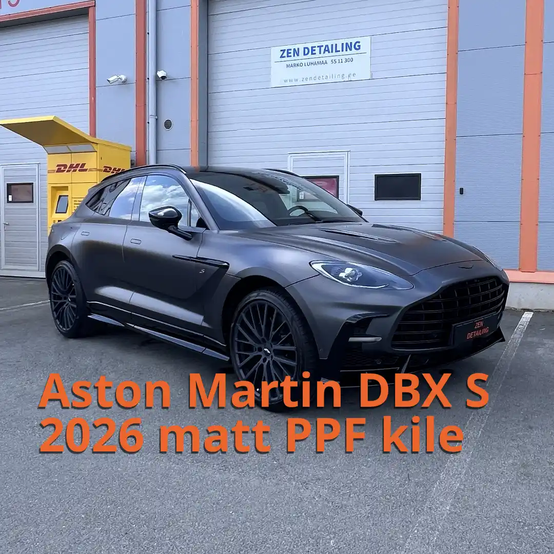 Aston Martin matt PPF auto kiletamine Tartu
